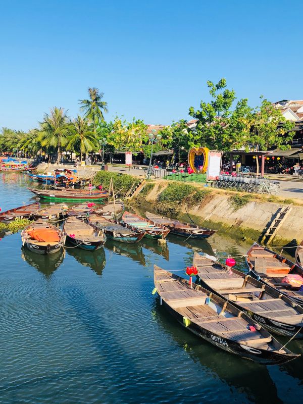 Boote in Hoi An