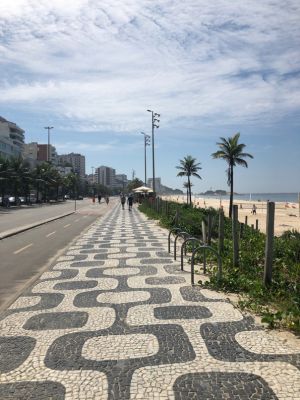 Ipanema Strandpromenade, Brasilien